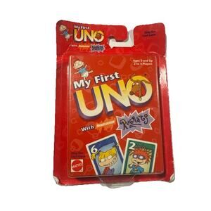Vintage 1997 My First UNO Rugrats Nickelodeon Mattel Card Game Sealed
